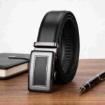 Wholesale Men's Low-Key Business Automatic Belt 86101 - Premium Minimalist Ratchet Dress Belt Supplier - Image 3