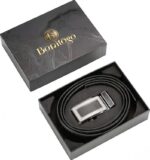 Wholesale Men's Low-Key Business Automatic Belt 86101 - Premium Minimalist Ratchet Dress Belt Supplier - Image 4