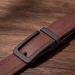 Matte Brushed Buckle Belts