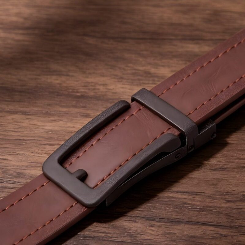 Matte Brushed Buckle Belts