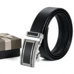 Wholesale Business Men's Ratchet Belt Genuine Leather Automatic Buckle - DC8684 - Image 2