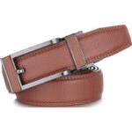 Wholesale Men's Imitation Pin Buckle Ratchet Belt Leather Factory Bulk - DC-86104 - Image 4