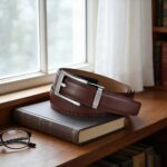 Wholesale Men's Ratchet Leather Belt DC-8690 | Bonitogo - Image 5
