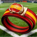 Wholesale Football Club Belts | Customized National Team Color Belts for Sports Fans - DC86111 - Image 2