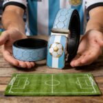 Argentina Flag Men's Ratchet Belts Wholesale | Custom Football Leather Belts Manufacturer DC86108 - Image 7