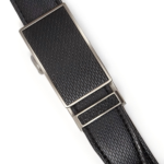 Wholesale Men's Leather Ratchet Belt with Matching Textured Buckle 8696 - Image 6