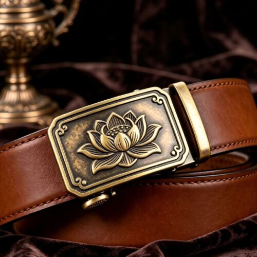 Retro Zen Lotus Belt