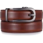 Wholesale Retro Men's Ratchet Belt Genuine Leather Luxury Automatic Belt DC8692 - Image 5
