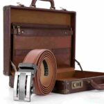 Wholesale Men's Ratchet Belt Genuine Leather - DC 8698 Premium Automatic Buckle Mechanical Belts Bulk Supplier - Image 12