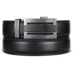 Wholesale Men's Ratchet Belt Genuine Leather - DC 8698 Premium Automatic Buckle Mechanical Belts Bulk Supplier - Image 2