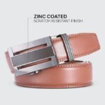 Wholesale Men's Ratchet Belt Genuine Leather - DC 8698 Premium Automatic Buckle Mechanical Belts Bulk Supplier - Image 9