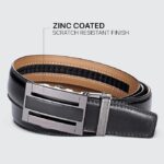 Wholesale Men's Ratchet Belt Genuine Leather - DC 8698 Premium Automatic Buckle Mechanical Belts Bulk Supplier - Image 10
