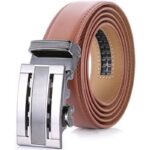 Wholesale Men's Ratchet Belt Genuine Leather - DC 8698 Premium Automatic Buckle Mechanical Belts Bulk Supplier - Image 6