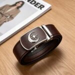[Wholesale] Star & Moon Automatic Belt – Black Matte Ratchet Buckle, Premium Leather Style DC8678 - Image 7