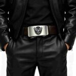 [Wholesale] Men’s Automatic Ratchet Belt – Heavy-Duty Eagle Emblem Buckle, Genuine Leather Style DC86125 - Image 6