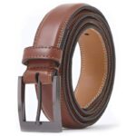 Wholesale Minimalist Men's Leather Belt with Alloy Buckle – Bulk Premium Casual Dress Belts DC8681 - Image 2