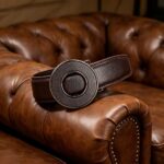 Wholesale Round Buckle Ratchet Belt