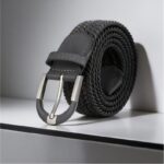 elastic braided golf belt