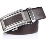 Wholesale Business Men's Ratchet Belt Genuine Leather Automatic Buckle - DC8684 - Image 9