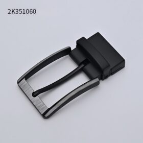 Stylish Men's 3.5mm Rotating Pin Buckle with Swivel End Clip (Reversible Belt)350354