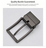 Wholesale 4.0cm Men's Rotating Pin Buckle Head 40-X - Image 3