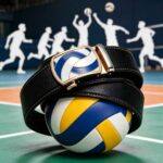 Custom Volleyball Logo Automatic Buckle Belt - Wholesale Factory Direct DC86138 - Image 6