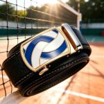 Custom Volleyball Logo Automatic Buckle Belt - Wholesale Factory Direct DC86138 - Image 3
