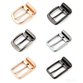 Wholesale Men's 4.0CM Pin Clip Buckle, Business Casual, Versatile Genuine Leather Belt Buckle 400402 - Image 2