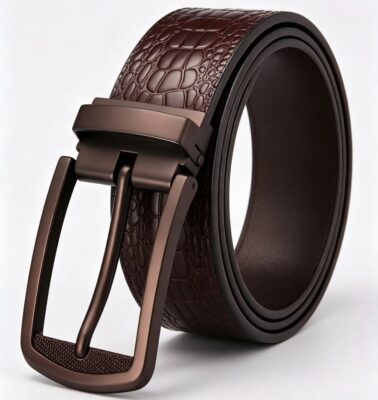 Minimalist and stylish men's pin buckle; 3.5cm genuine leather belt buckle head 35-0234 - Image 7