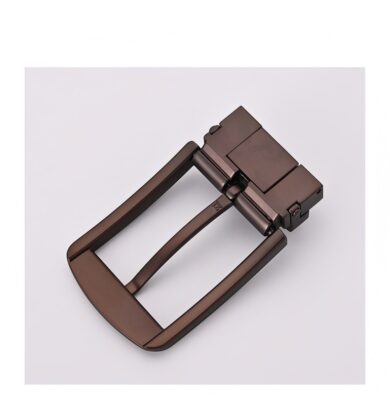 Minimalist and stylish men's pin buckle; 3.5cm genuine leather belt buckle head 35-0234 - Image 3