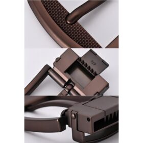 Minimalist and stylish men's pin buckle; 3.5cm genuine leather belt buckle head 35-0234 - Image 5