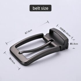 New 3.5CM punched belt buckle, alloy buckle wholesale 350353 - Image 3