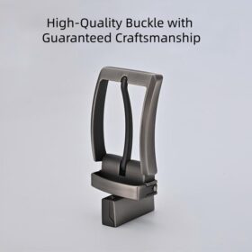 Stylish Men's 3.5mm Rotating Pin Buckle with Swivel End Clip (Reversible Belt)350354 - Image 2