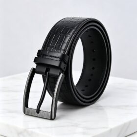 Stylish Men's 3.5mm Rotating Pin Buckle with Swivel End Clip (Reversible Belt)350354 - Image 5