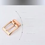 Wholesale pin clip zinc alloy men's high-end fashion casual versatile genuine leather belt buckle 354359 - Image 5