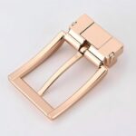 Wholesale pin clip zinc alloy men's high-end fashion casual versatile genuine leather belt buckle 354359 - Image 2