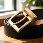 Wholesale pin clip zinc alloy men's high-end fashion casual versatile genuine leather belt buckle 354359 - Image 7